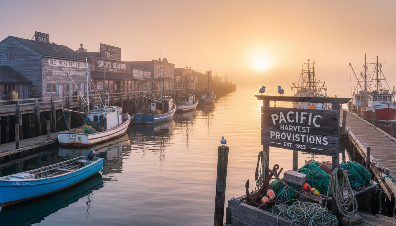 Monterey dock scene